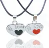 Nuovissimo regalo di San Valentino serratura a chiave coppia collana studente coppia gioielli WFN037 (con catena) ordine della miscela 20 1 set = 2 pezzi