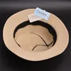 Lady Classic Boater Caps Wstążka okrągła płaska top Elegancki słomka Panama Summer Beach Hat A456