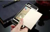 iPhone 7/7プラス鎧のスライド広々としたクレジットカードケースの贅沢なスリムハイブリッド財布の電話ケースPC裏表紙