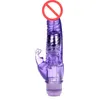 Wholesaleshop -Soft gelé kristall multispeed vattentät realistisk vibrator penis kraftfulla vibratorer för kvinnor sexprodukt