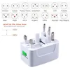 Seyahat Evrensel Duvar Şarj Cihazı Güç Adaptörü Fiş Surge Protector Universal International Seyahat Güç Adaptörü UK UK AB AU AC