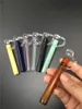 Labs Glas Water Roken Mini Tobacco Oil Wax Pijpen Concentrate Tasters 12mm Borosilicate Tubing met een extensie die is ontworpen voor het Dabbing