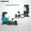 För iPhone 5 5G 5C 5S USB Dock Laddare Laddning Hörlurar Audio Port Flex Cable Byte Del Vit Svart Färg Kan Blanda ordning