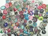 Nuovi bottoni snap assortiti da 100 pezzi da 100 pezzi. Gioielli intercambiabili da 18 mm Fashi