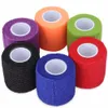 25mm självhäftande elastiskt bandage Hela billiga nonwoven tyg för sportskydd 1 tum tatueringsgrepp Elastiska band 246007636