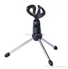 Adjustable Metal DeskTop Microphone Clamp Clip Holder Stand Tripod Trendy E00379 BARD