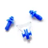 10Sets x vattentät mjuk silikon simningsset näsklämma med öronpropp öronpropp med lådan assorterade färgglada50549027609339