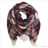 Kinder Plaid Decke Schals Tartan Striped Quasten Schal Fashion Warm Halstuch Herbst Winter Baby Schal Schal Großhandel Zubehör H151