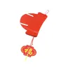 Nouvel An Décoration De Noël Étanche Rouge Chinois Lanternes En Papier Pour L'extérieur Suspendu Festival Lanterne Livraison Gratuite ZA4921