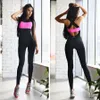 Venda quente Europa e América Outono Inverno Ginásio Vestuário de Fitness Suit Mulheres Correndo apertado Jumpsuits Sports Yoga Define Promoção