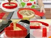 20Sets / Lot 4pcs / DIY 마술 실리콘 Bakeware 사각형 라운드 심장 모양 케이크 베이킹 금형 베이킹 뱀 베이킹 과자 도구