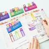 بالجملة- قرطاسية كورية جميلة مذكرات حيوانات لزجة ملصقات ملصقات Kawaii Planner Lockmark Lound Sequipies Supplies Supplies Binfen