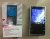 ファッション屋内HTC-2S高精度3.4 "LCD電子湿度計温度計W /カレンダー目の目覚まし時計ブラックホワイト