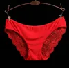 Kvinnors Sexiga Lace Panties Seamless Bomull Andningsbar Panty Hollow Briefs Plus Size Girl Underwear Gratis frakt