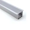 100 X 1M sets/lot Recessed wall led aluminium profile and 50mm wide T led bar light for flooring or wall lamps