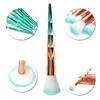 7 Pçs / set 3D Diamante Pincéis de Maquiagem Cosméticos Mistura Rainbow Maquiagem Profissional Escova Set Delineador Sobrancelha Lip Brush Beleza Ferramentas de Maquiagem