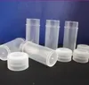 Mini tubo de vial transparente de plástico de volumen de 5G, contenedor de almacenamiento de botella de muestra pequeña de 5ML, tubo de ensayo reutilizable
