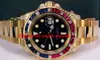 Luxe horloges mode stalen armband II Black Dial Sapphire Ruby Diamond Bezel 116758 horloge Kist 40mm Mechanical Merk Herenhorloge