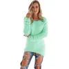 Maglione girocollo in cotone a maniche lunghe casual autunno inverno per abbigliamento da donna Moda pullover da donna allentato con copertura Chompa