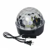 Controllo vocale LED Crystal Magic Ball Light Laser Stage Lighting 6 Cambia colore Disco DJ Luci da festa Lampada a colori RGB attivata dal suono 1 PC