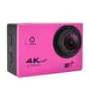 액션 카메라 F60R 4K 30FPS 1080P 60FPS WiFi 2.0 "170D 헬멧 캠 방수 스포츠 카메라 리모컨 7 색상