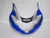 Kit carenatura in plastica più venduto per Suzuki GSXR1000 00 01 02 set carene blu argento nero GSXR1000 2000 2001 2002 OT20