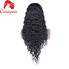 Full Lace Peruvian Virgin Human Hair Body Wave U Part Paryk för Black Women Natural Hairline Mellandel 2 "X4" Upart Wig Glueless