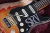 Promotion Masterbuilt SRV Stevie Ray Vaughan Heavy Relic ST Tribute Guitare électrique Corps en aulne Vintage Sunburst Main gauche Tremol3901796