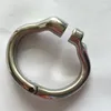 Newest Chastity Cock Cage Arrival Open Mouth Snap Ring Stainless Steel Chastity Device Cock Snap Ring for Male