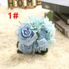 Bouquet de roses de dahlia, Simulation de fleurs, vente en gros, bouquet de mariage pour la mariée, décorations pour la maison