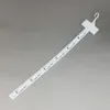 L42CM Plast PP Retail Products Hängande råvaru Display Merchandise Clips Strips 6 Hooks / PC Supermarket Promotion 80PCS