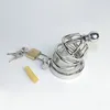 Male chastity belt, 922 male stainless steel chastity with catheters, cock cages with a lock chastity devices for men