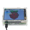 Freeshipping Raspberry Pi Display LCD Módulo de 3.5 polegada Tela de Toque LCD + Caso Acrílico Claro caso Suporte Raspberry Pi 3 Raspberry Pi 2
