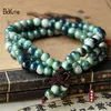 BoYuTe nouveau produit femmes à la main Jingdezhen bracelets bohême Style mode perles en céramique Bracelet chaîne prière Mala Bracelet231d