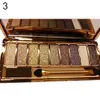 Gros-9 Couleurs Shimmer Fard À Paupières Palette De Fard À Paupières Maquillage Cosmétique Brush Set Party Cocktail De Mariage Longue Durée 8TT8