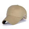 Verão Sólido Baseball Cap Homens Outdoor Sports cabido Caps Marca Mens Chapéus de Sun Bonés de beisebol preto branco do sol bonés por Homens