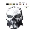 Tactische apparatuur Outdoor Schieten Sport Face Protection Gear Full Face Tactical Airsoft Cosplay Gost Skull Mask