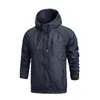 Мужчины Дизайн Водонепроницаемый Softshell Jacket ветрозащитных дышащие Походные куртки для спорта Кемпинг дождя Свитер с капюшоном бесплатной доставки