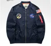 Mens MA1 Bomber Jacket Insignia USAF West Hip Hop Sport Male Windbreaker 재킷 깃발 남자 스프링 얇은 섹션 재킷 플러스 크기 6xl