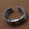 Shark Mesh Watchband Bracelets Special End safety Buckle 18mm 20mm 22mm 24mm Watch straps silver stainless steel metal links watch accessory