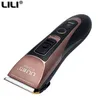 LILI Rechargeable Electric Haircut Machine For Man Waterproof Ceramic Hair Clipper Cordless Electric Hair Trimme RFCD-9666