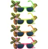 Hawaiian Glasses Tropical COCKTAIL Hula Beach beer Party Zonnebril Ananas Flamingo Goggles Hen Night Stage Fancy Dress brillen gunsten