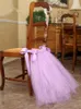 45cm * 35cm Bröllopsstolskydd 2017 Tulle Tutu födelsedagsfeststolsskydd för baby shower Quinceanera Holiday Tutu Chair kjol