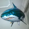 Uzaktan Kumanda Balon Uçan Balık Köpekbalığı RC Plastik Şişme Blimp Hayvan Balon Çocuk Oyuncakları Hediyeler