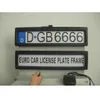 Auto frames black steel Licence Plate-Frames front and rear two pcs a set license plate frames Stealth Remote car Privacy Cover239y