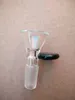 Zwart-wit Trompet Adapter Bongs Accessoires, Oliebrander Glasleidingen Waterleidingen Glazen Pijp Olierouts Roken met Druppelaar Glass Bong