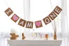 Jestem jeden banner baby boy dziewczyna 1st urodziny party dekoracje baby shower pierwszego roku bunting fotobooth girlanda