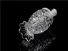 Mermaid Crystal Pot Glas Bongs med, Partihandel Glas Bongs Tillbehör, Glaskap, Vattenrör Rökfri frakt