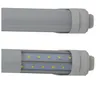 Stock In US + 8ft led r17d Cooler Door Led Tube V-shaped Dual Rows SMD2835 Led Light Tube 270 Angle AC85-265V