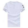 Envío gratis 2017 de algodón de Alta calidad nueva O-cuello de manga corta camiseta de la marca de los hombres camisetas Casual de la bandera para los hombres de deporte polo T-shirt